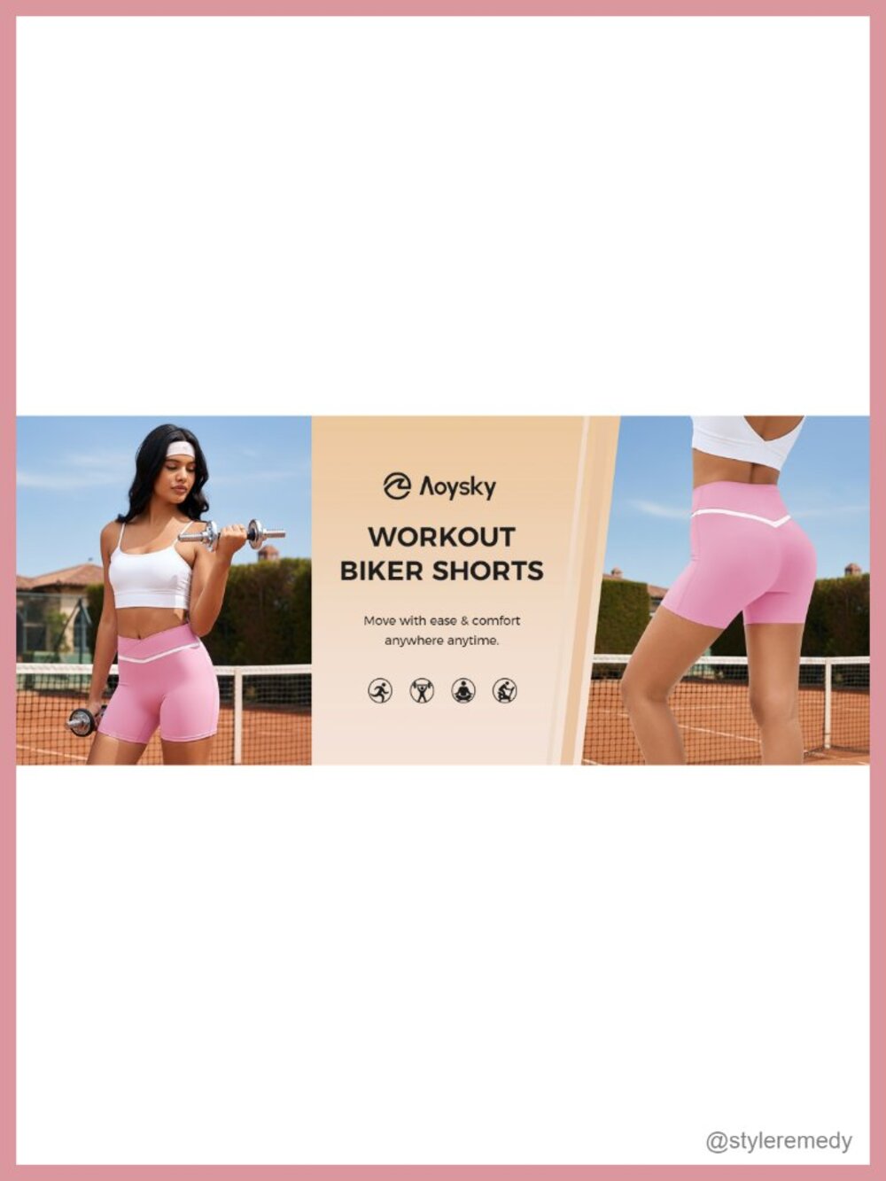 Buttery Soft Crossover Biker Shorts 5" Seamless High Waist Workout Yoga - Picture 6 of 6